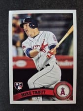 Mike Trout 2011 Topps Update #US175 card
