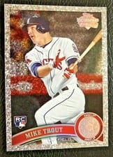 Mike Trout 2011 Topps Update #US175 Diamond Anniversary card