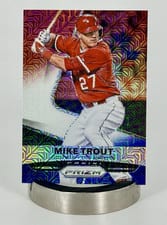 2015 Panini Prizm Mike Trout Red White Blue Mojo Prizm #120