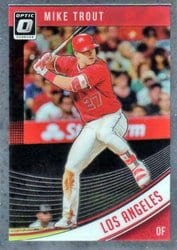 2018 Donruss Optic Base Set Mike Trout #121 card