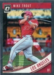 2018 Donruss Optic Base Set Mike Trout #121b card