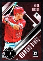 2018 Donruss Optic Base Set Mike Trout #13 card