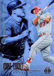 2018 Panini Chronicles Illusions Mike Trout #2 card