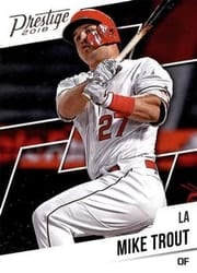 2018 Panini Chronicles Prestige Mike Trout #11 card