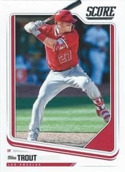 2018 Panini Chronicles Score Mike Trout #1 card