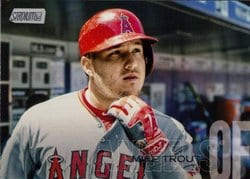 2018 Stadium Club Base Set Mike Trout #48 card