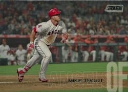 2018 Stadium Club Base Set Mike Trout #48b card