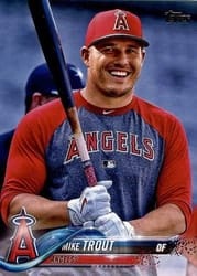 2018 Topps Base Set Mike Trout #300 card