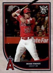 2018 Topps Big League Base Set Mike Trout #150 card