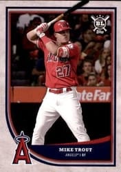 2018 Topps Big League Base Set Mike Trout #150c card