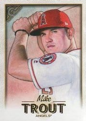 2018 Topps Gallery Base Set Mike Trout #100 card