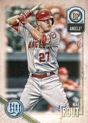2018 Topps Gypsy Queen Base Set Mike Trout #1 card