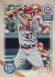 2018 Topps Gypsy Queen Base Set Mike Trout #1b card