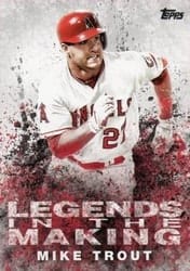 2018 Topps Legends in the Making (Series One) Mike Trout #LTM-MT card