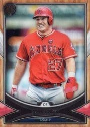 2018 Topps Tribute Base Set Mike Trout #1 card