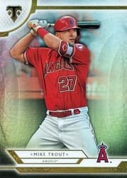 2018 Topps Triple Threads Base Set Mike Trout #4 card