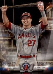 2018 Topps Update Salute Mike Trout #S-19 card