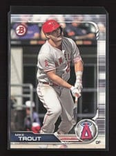 2019 Bowman Mike Trout #1 card