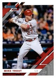 2019 Donruss Base Set Mike Trout #170 card