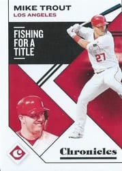 2019 Panini Chronicles Base Set Mike Trout #37 card