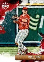 2019 Panini Diamond Kings Base Set Mike Trout #133 card