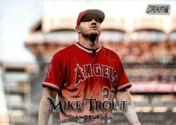 2019 Stadium Club Base Set Mike Trout #60 card