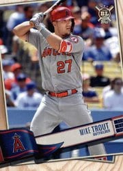 2019 Topps Big League Base Set Mike Trout #170 card