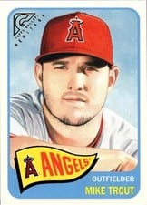 2019 Topps Gallery Heritage Mike Trout #HT-1