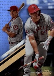 2019 Topps Gold Label Base Set Mike Trout #1 card