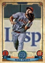 2019 Topps Gypsy Queen Base Set Mike Trout #1 card