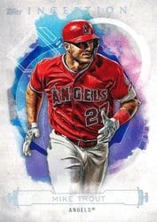 2019 Topps Inception Base Set Mike Trout #1 card