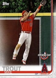 2019 Topps Opening Day Base Set Mike Trout #24 card