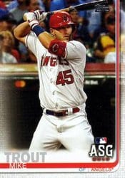 2019 Topps Update Base Set Mike Trout #US146 card