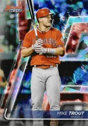 2020 Bowman's Best Base Set Mike Trout #2 card