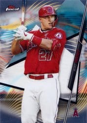 2020 Finest Base Set Mike Trout #1 card