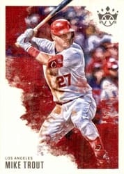 2020 Panini Diamond Kings Base Set Mike Trout #114 card