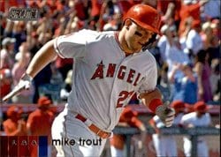 2020 Stadium Club Base Set Mike Trout #1 card