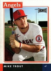 2020 Topps Archives Snapshots Base Set Mike Trout #AS-MT card