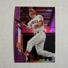 2020 Topps Chrome Mike Trout #1 card