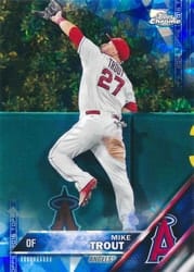 2020 Topps Chrome Sapphire Edition Base Set Mike Trout #1 card