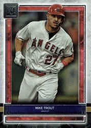 2020 Topps Museum Collection Base Set Mike Trout #24 card