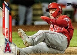 2020 Topps Update Base Set Mike Trout #U-119 card