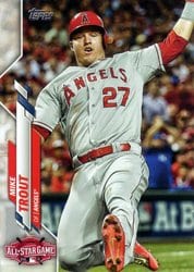 2020 Topps Update Base Set Mike Trout #U-4 card