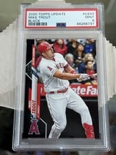 2020 Topps Update Mike Trout Black #U-243 card