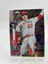 2020 Topps Update Mike Trout Black #U-4 card