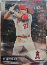2021 Bowman Platinum Mike Trout #61 card