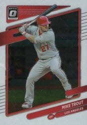 2021 Donruss Optic Base Set Mike Trout #174 card