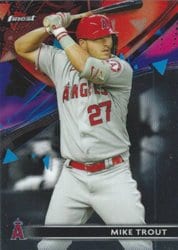 2021 Finest Base Set Mike Trout #57 card