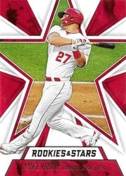 2021 Panini Chronicles Rookies & Stars Mike Trout #10 card