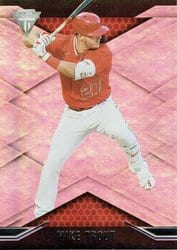 2021 Panini Chronicles Titanium Mike Trout #16 card